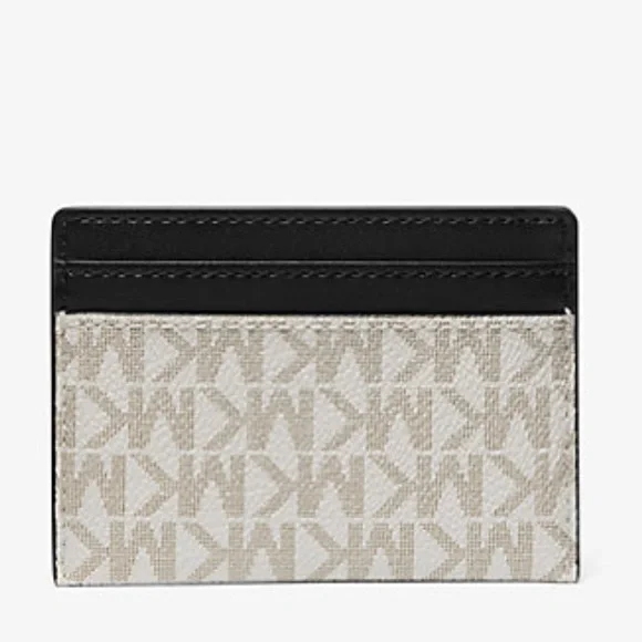 Michael Kors Black and Cream Logo Card Case🖤Sold out at Michael Kors - Picture 4 of 4